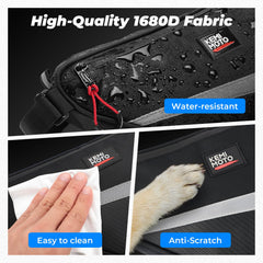 KEMIMOTO interior mesh pocket prevents items from slipping when opening