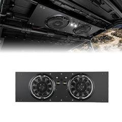 KEMIMOTO UTV roof fan fits 41.3 to 57.1 inch roofs.