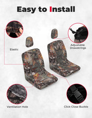 KEMIMOTO UTV cover installs in minutes with elastic edging and center strap