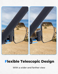 KEMIMOTO 360-degree adjustable mirror for optimal viewing angles