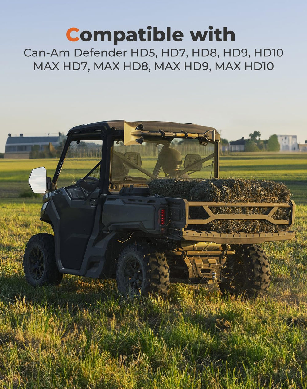 KEMIMOTO Defender HD9 mirror offers durable rear view