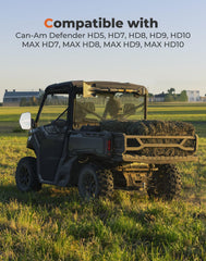 KEMIMOTO Defender HD9 mirror offers durable rear view