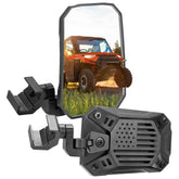 KEMIMOTO UTV mirrors with 8.4x5.7-inch wide view improve rear awareness on Pro-Fit rigs