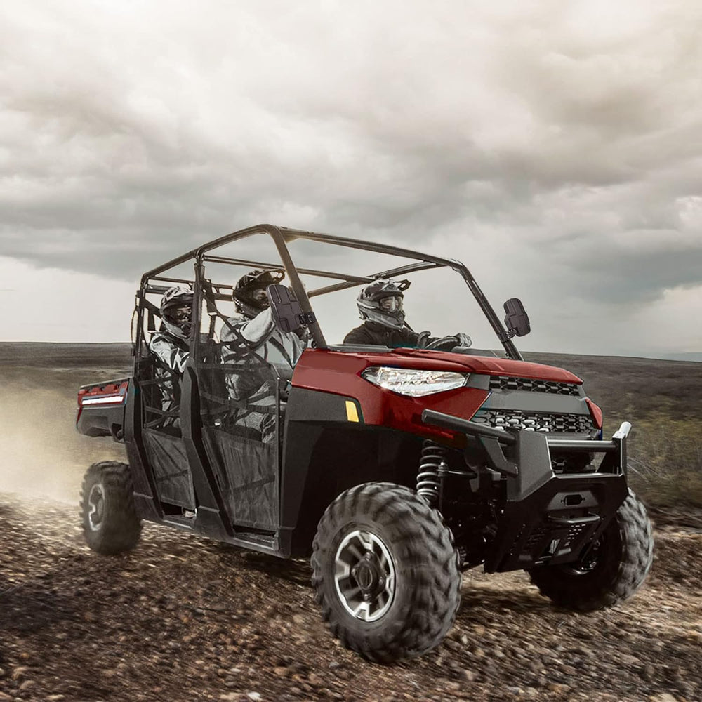 KEMIMOTO UTV mirror upgrade via unplug-and-plug installation