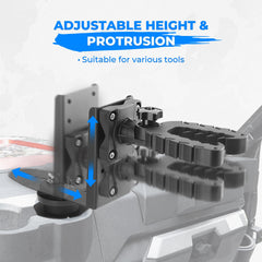 KEMIMOTO UTV tool holder with durable scratch-resistant base