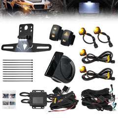KEMIMOTO UTV turn-signal kit harness for easy plug-and-play installation.