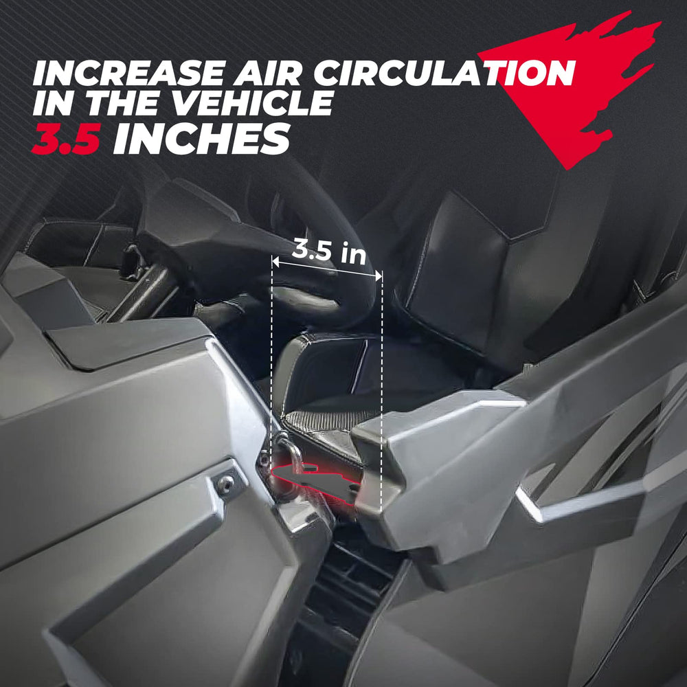 KEMIMOTO vent extender for RZR Turbo S installation