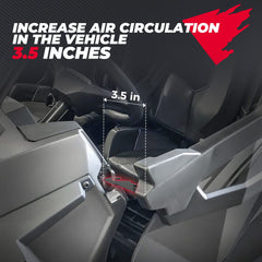 KEMIMOTO vent extender for RZR Turbo S installation