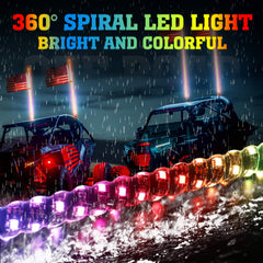 KEMIMOTO 1ft whip lights with app and RF control