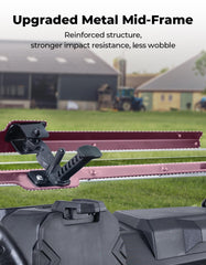 KEMIMOTO reinforced metal frame improves durability and ride stability
