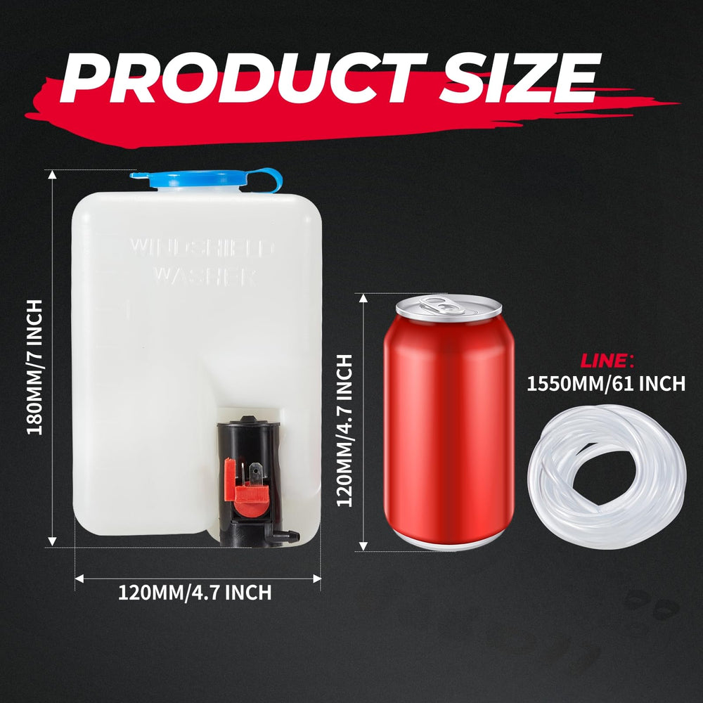 KEMIMOTO washer pump jet button for simple in-car activation.