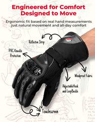 KEMIMOTO gloves featuring Thinsulate layer for warmth without bulk.