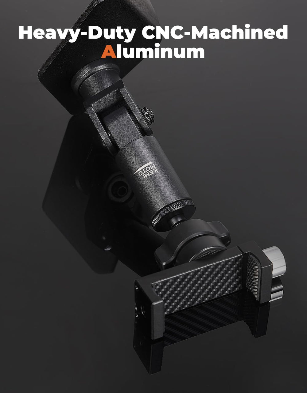 KEMIMOTO X3 360-degree adjustment enables perfect viewing angles.