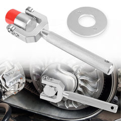 Includes back plate and cap to keep components attached during transport.