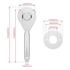 Kemimoto X3 tool with hanging hole and caps keeps components secure