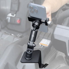 KEMIMOTO X3 dashboard mount holds your phone securely on rough trails.