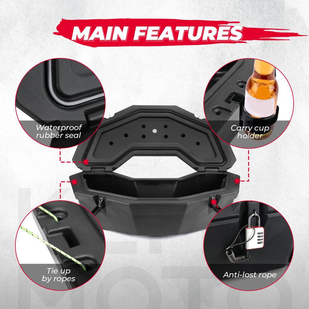 Kemimoto X3 durable LDPE construction keeps gear secure.