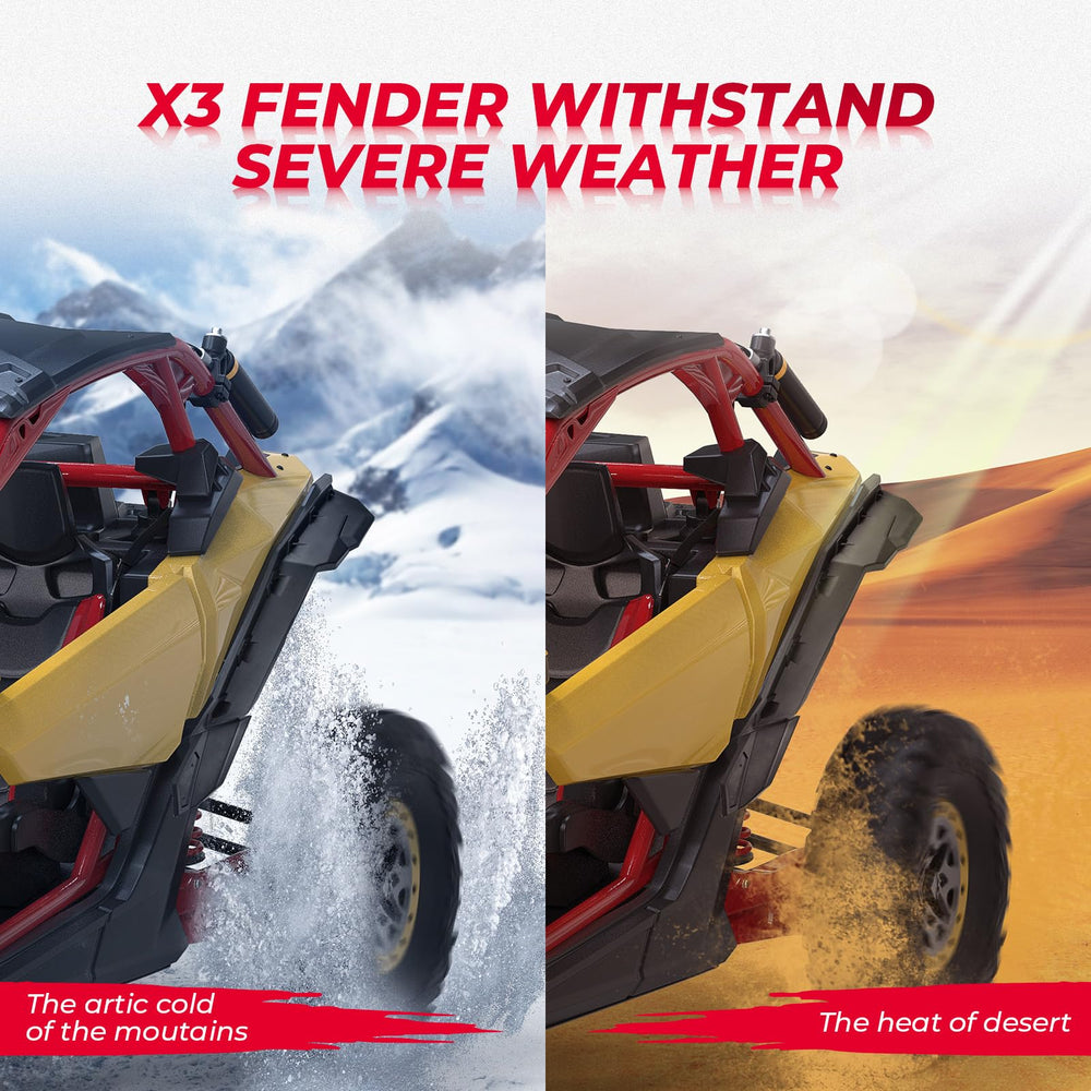 KEMIMOTO X3 fender flare rear-left keeps rear mud contained