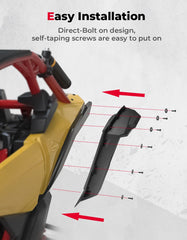 KEMIMOTO X3 fender flare rear-right reduces cabin spray