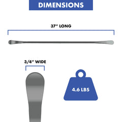 Ken-Tool 34645 steel one-piece demount tool for durable tubeless tire work