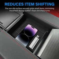 One-piece Kentuto liner protects the console from scratches and wear.