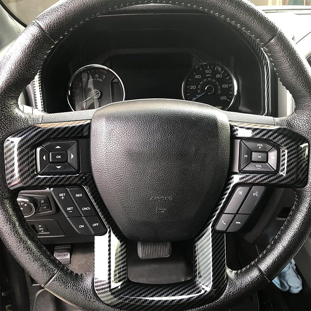 Keptrim ABS plastic carbon fiber look detail underlines durability.