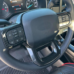 Keptrim F-150 interior upgrade with carbon fiber finish improves feel and look.