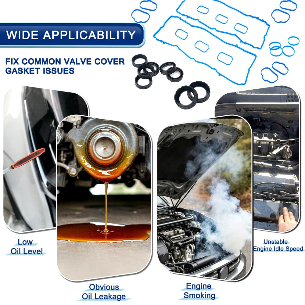 KERAIDMOTO 3.6L gasket set broad compatibility across Jeep, Dodge, Chrysler, Ram models