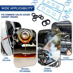 KERAIDMOTO 3.6L gasket set broad compatibility across Jeep, Dodge, Chrysler, Ram models