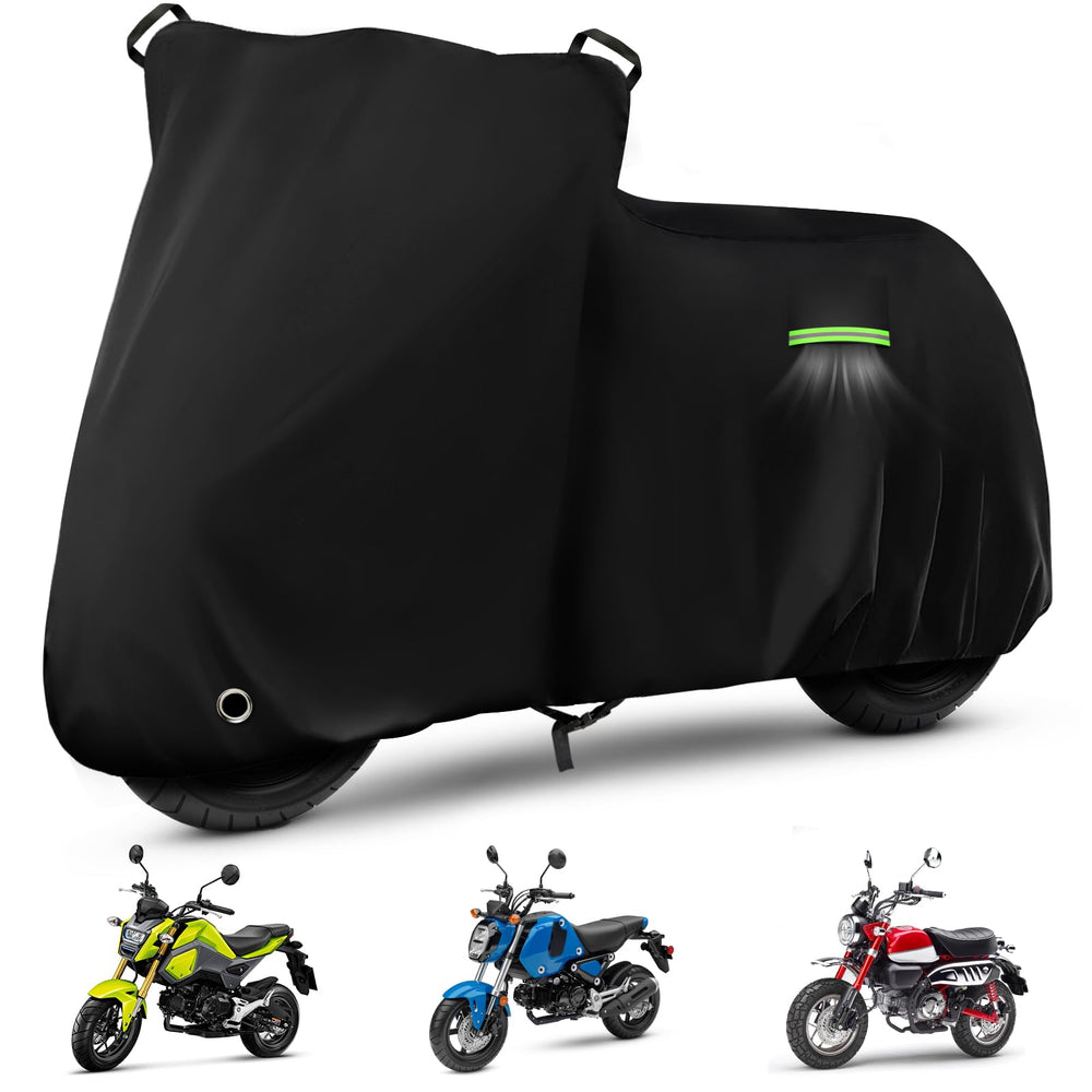 KERANTY Grom cover front view showing snug fit and water resistance