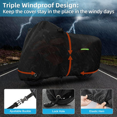 KERANTY Ninja 650 cover includes storage bag, easy transport