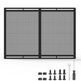 Kessainely RV entry screen door grille with extendable width protects the door while preserving airflow.