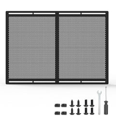 Kessainely RV entry screen door grille with extendable width protects the door while preserving airflow.