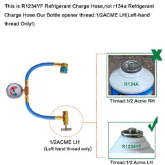 Ketofa safety valve feature minimizes refrigerant venting during operation
