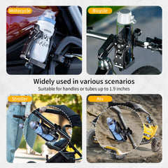 Kewig anti theft cup holder reduces tampering risk while you ride