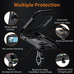 Kewig bike phone mount camera window allows filming travel moments