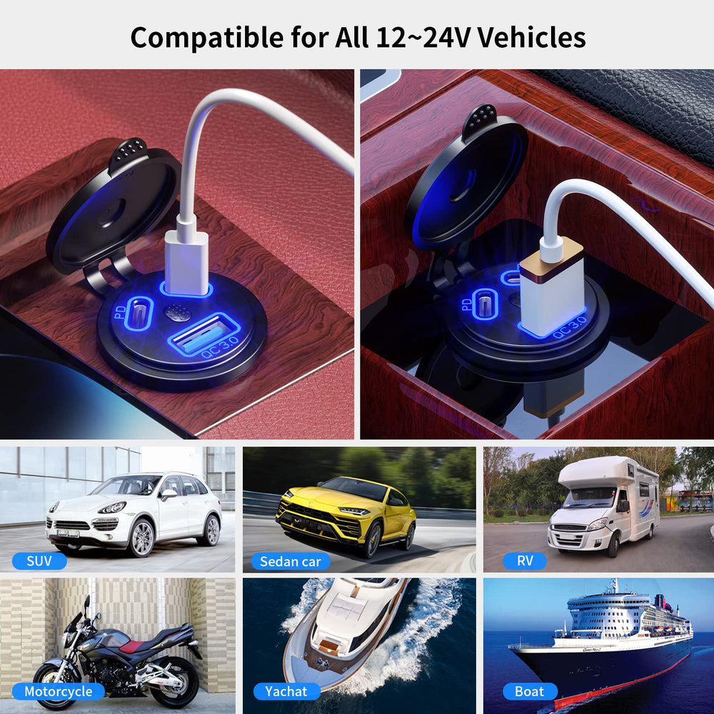 Kewig multipurpose USB socket for phones, tablets and wearables on outdoor trips.
