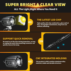 Kewig LED light harness showing durable wiring for weatherproof use