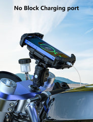 Kewig one-handed operation for quick mounting and release