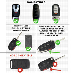 Audi remote battery with screwdriver for safe, tool-assisted installation.