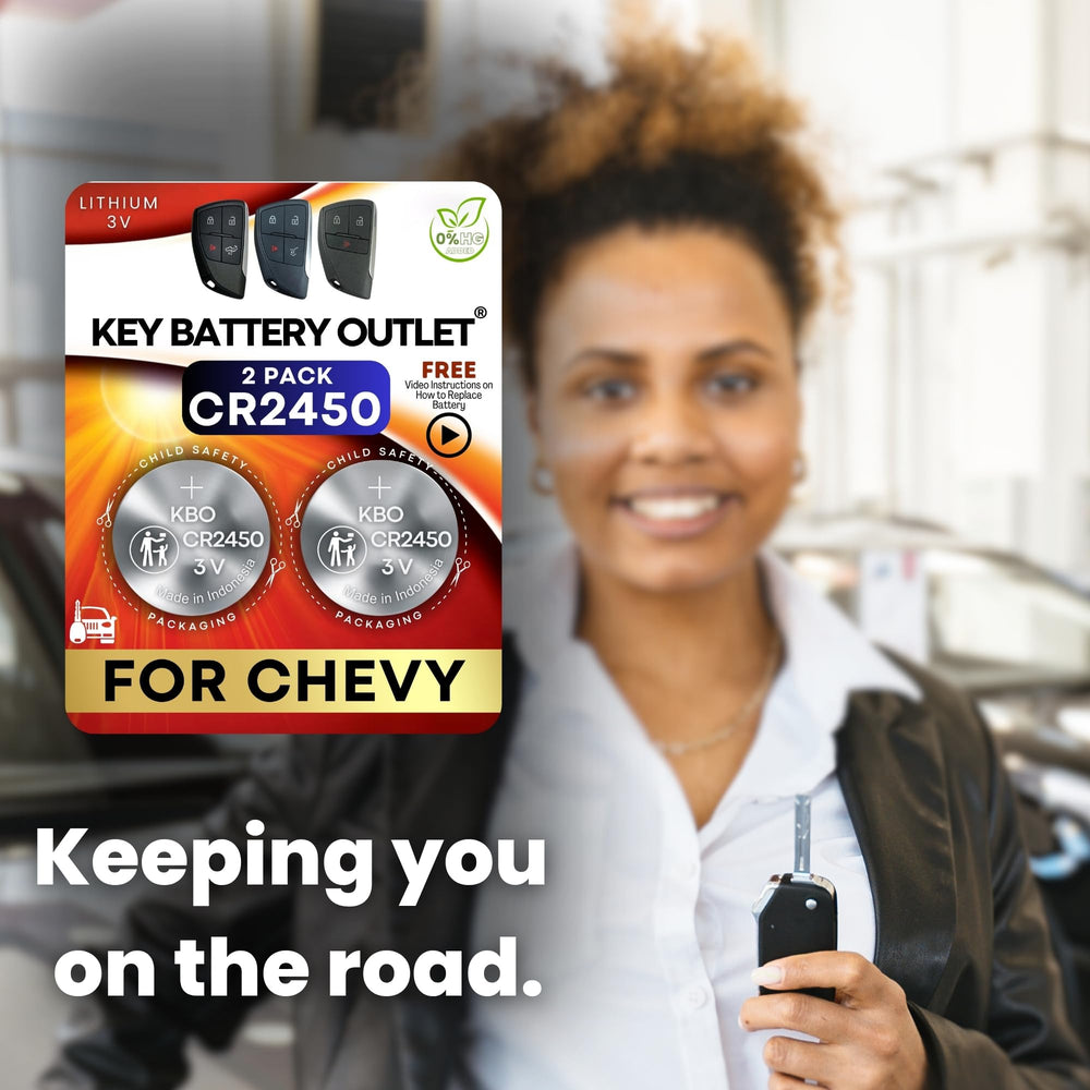 Key Battery Outlet CR2450 durability test, showing long shelf life