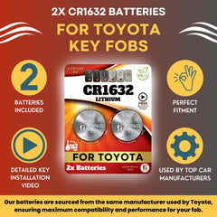 Key Battery Outlet installation instructions shown for easy at-home replacement.