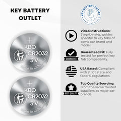 DIY replacement video guide for Key Battery Outlet CR2032 fob batteries