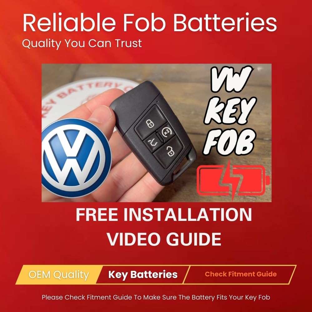 Step-by-step replacement video guide to simplify VW fob battery install.
