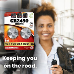 Key Battery Outlet compatible with Toyota models across trims.