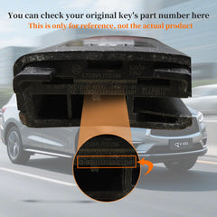 Keyecu durable key shell material protects the remote during daily use