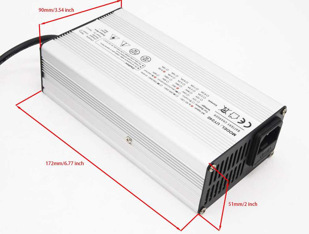 Keyhao charger display indicates charging status and progress