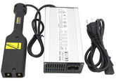 Keyhao 36V charger front view for EZGO carts with compact design