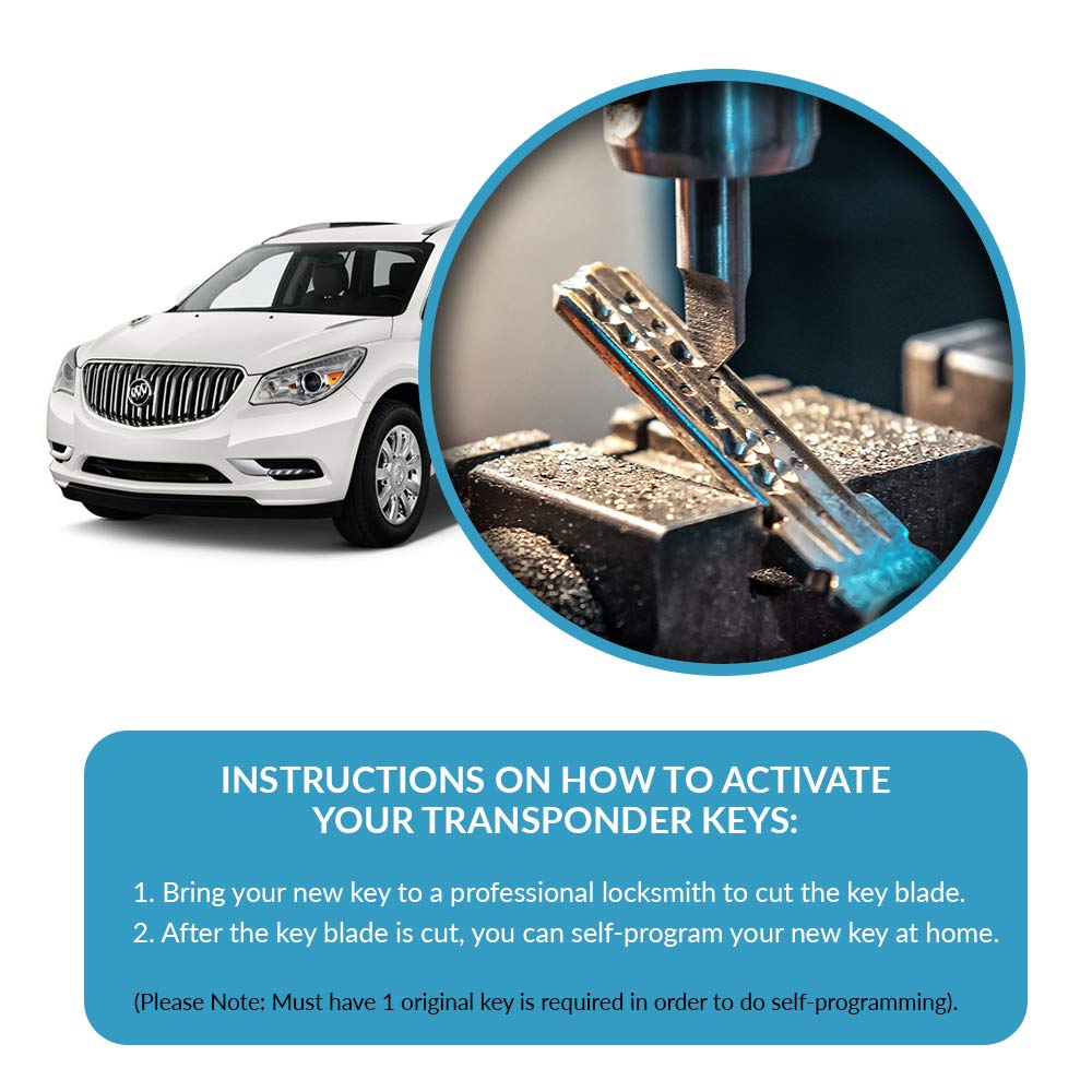 Keyless2Go B111 packaging with two keys and labels