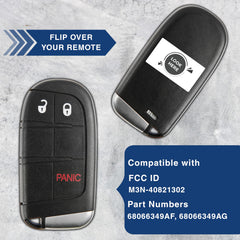 KeylessOption compatibility chart shows fit with Chrysler and Dodge vehicles.
